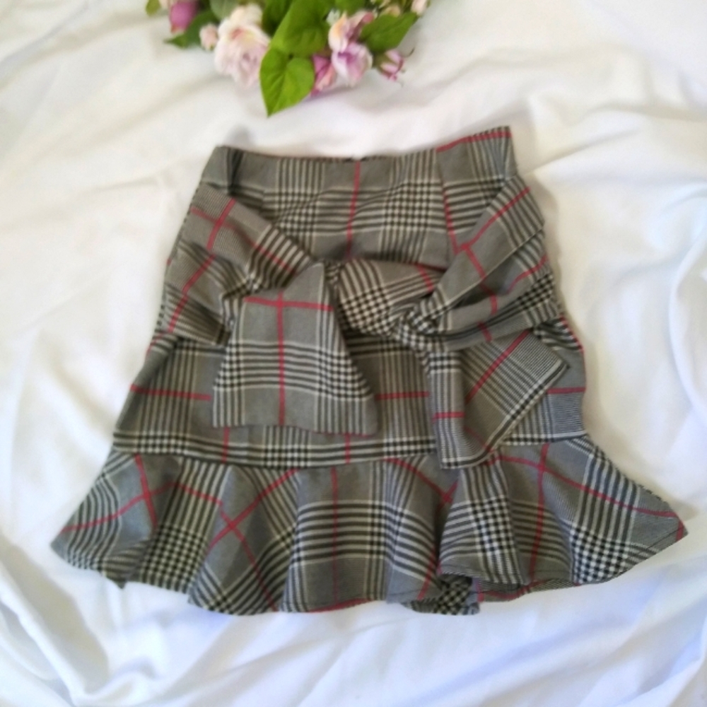 J.O.A Pleaded Mini Skirt